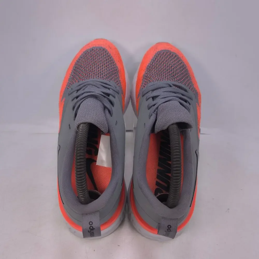 Nike Odyssey React Flyknit 2 Athletic Running Shoe Womens Size 8 AH1016-004 Gray